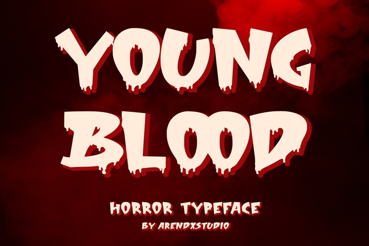 Young Blood字体 3