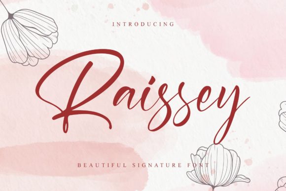 Raissey字体 1