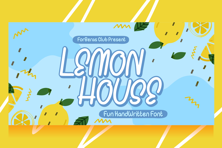 Lemon House字体 7