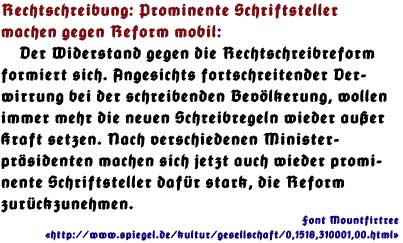 MountFirtree字体 1