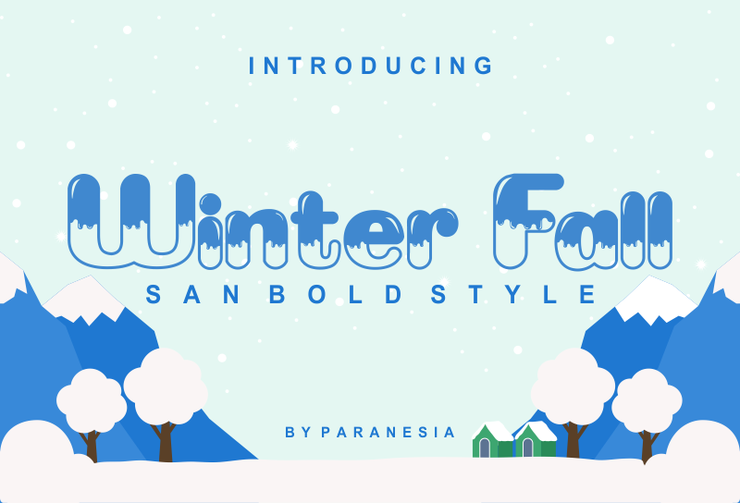 Winter Fall字体 1