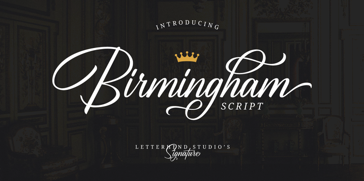 Birmingham Script字体 2