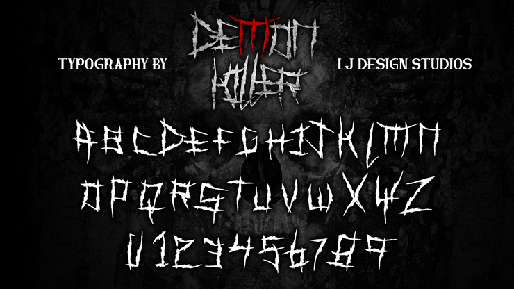 Demon Killer字体 1