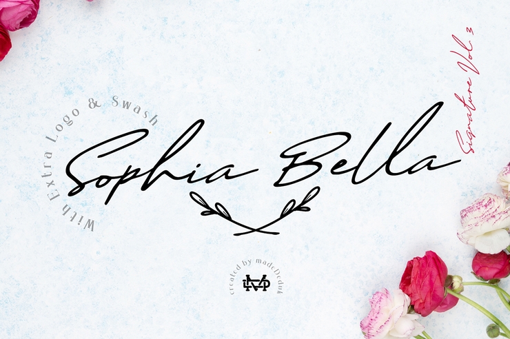 Sophia Bella字体 9