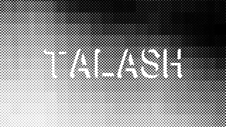 TALASH字体 1