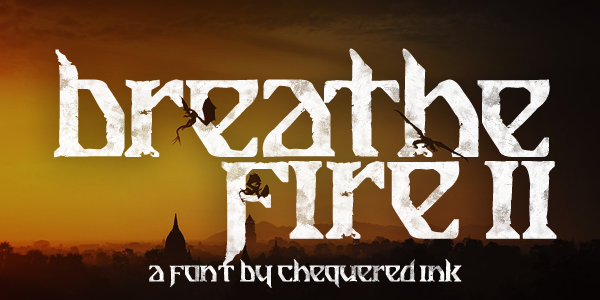 Breathe Fire II字体 1