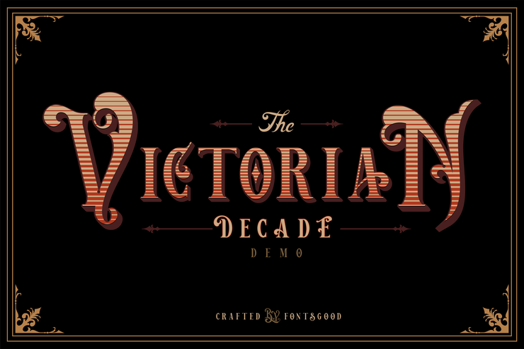 Victorian Decade字体 1