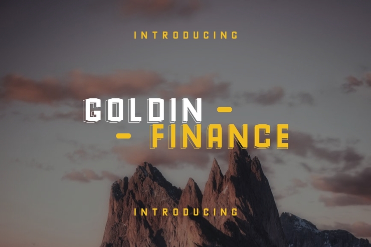 Goldin FinanceDEMO字体 2