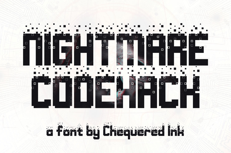 Nightmare Codehack字体 1