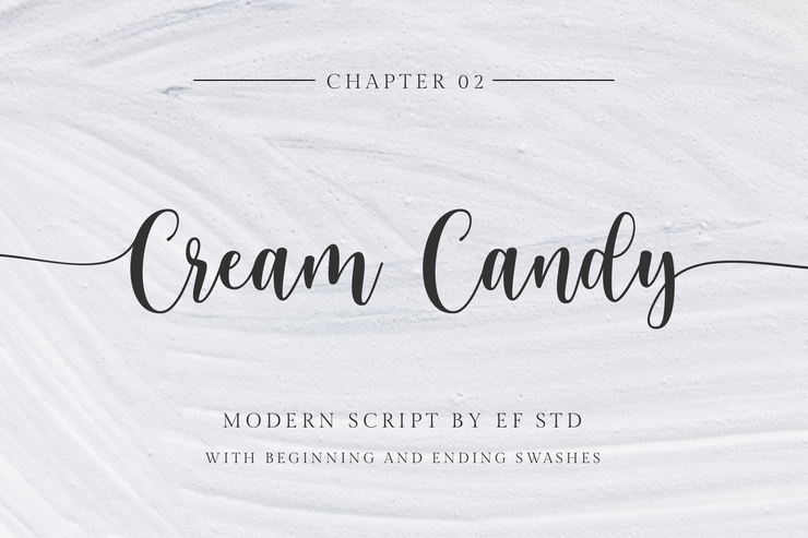 Cream Candy字体 1