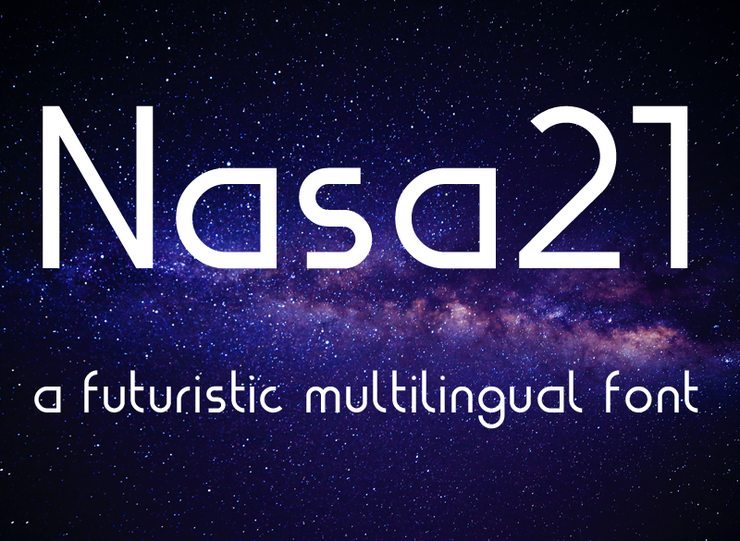 Nasa21字体 1