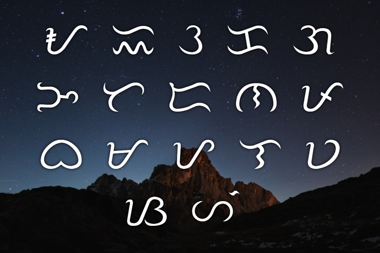 Tagalog Stylized字体 1