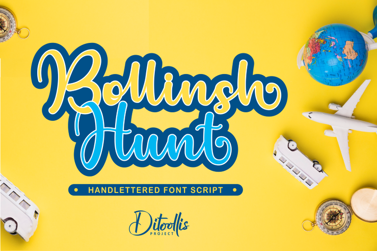 Bollinsh Hunt字体 1