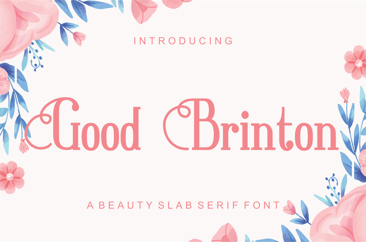 Good Brinton字体 4