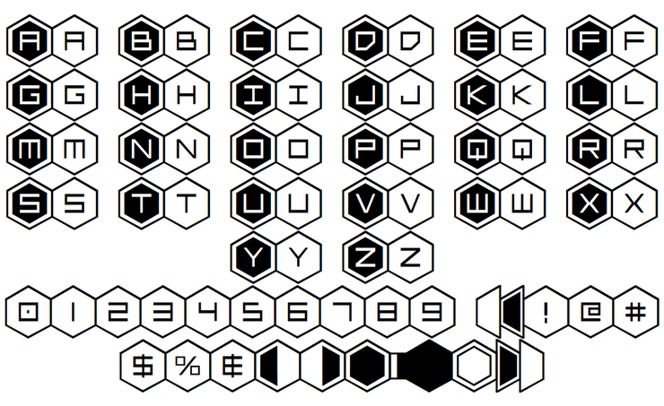 HEX:gon字体 2