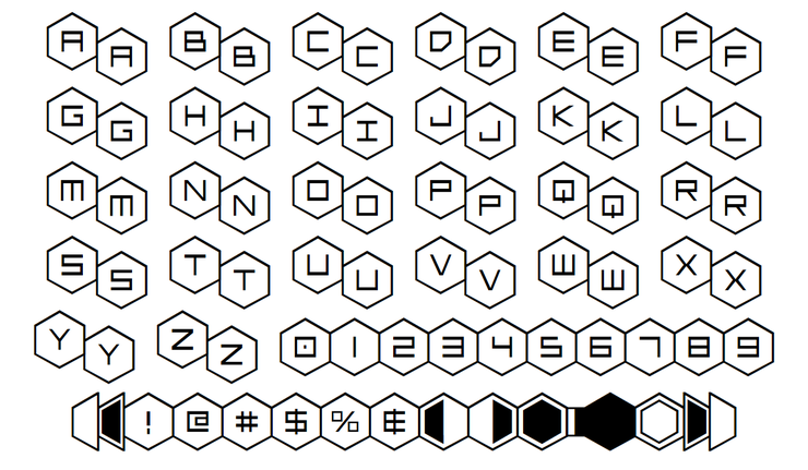 HEX:gon字体 4