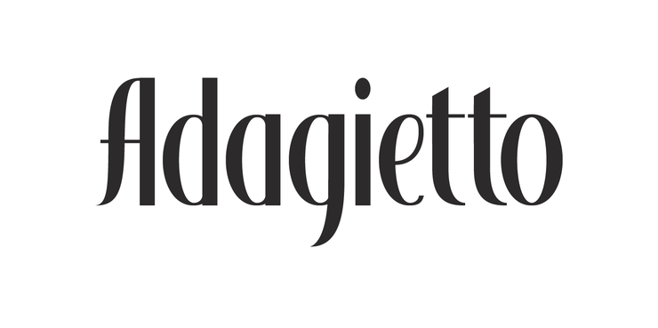 Adagietto DEMO字体 1