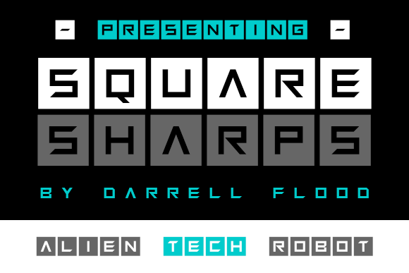 Squaresharps字体 1