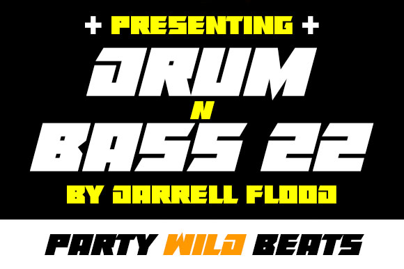 Drum N Bass 22字体 1