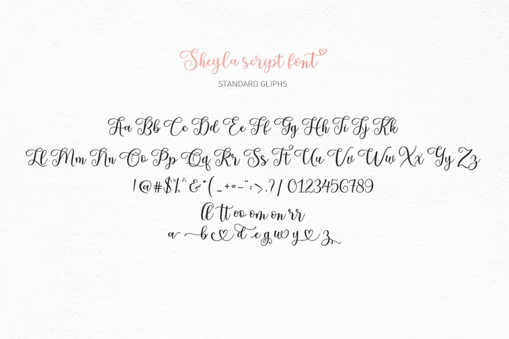 Sheyla Script字体 6