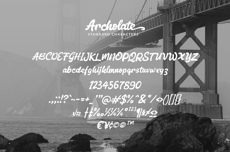 Archolate字体 4