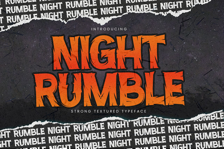 Night Rumble字体 1