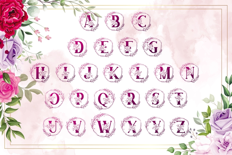 Adenium Monogram字体 8