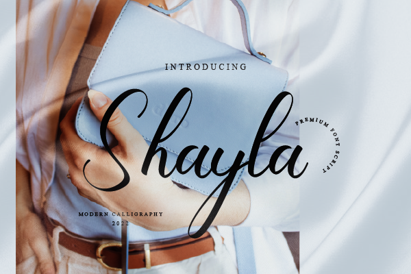 Shayla字体 1