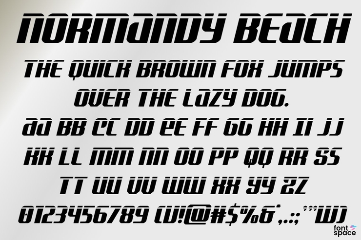 Normandy Beach字体 1