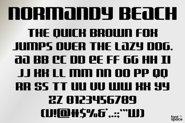 Normandy Beach字体 4