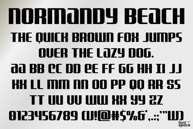 Normandy Beach字体 5