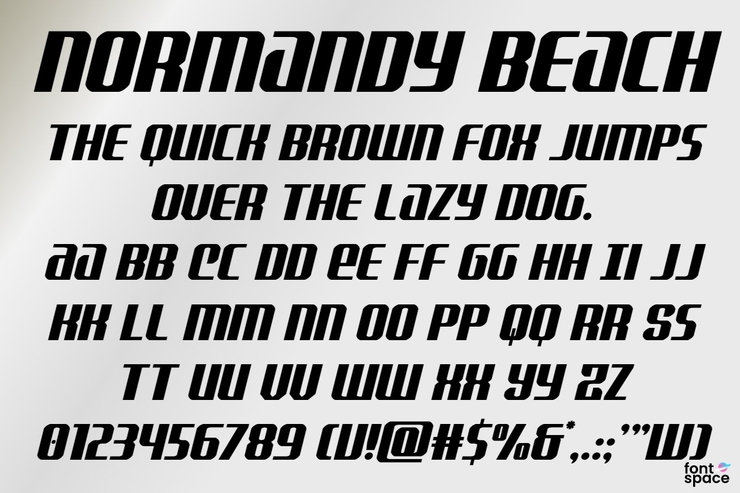 Normandy Beach字体 6