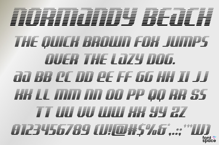 Normandy Beach字体 9