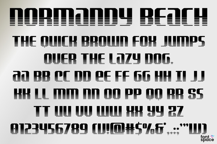 Normandy Beach字体 10