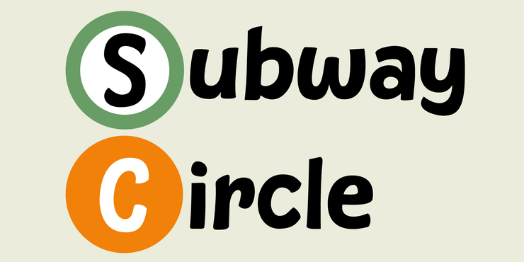 Subway Circle字体 1