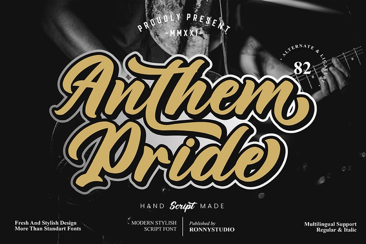 Anthem Pride字体 1