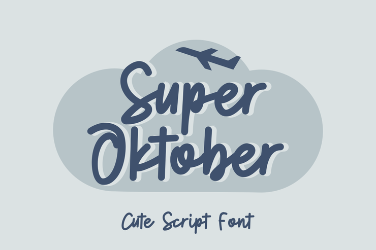 Super Oktober字体 5