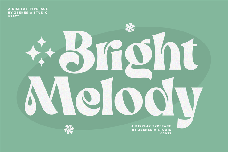 Bright Melody字体 1