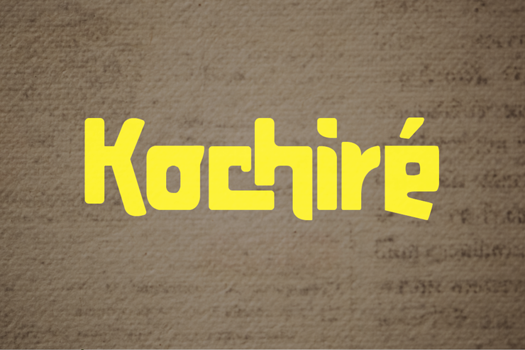 Kochire字体 2