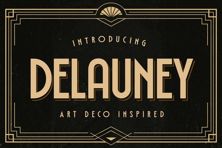 Delauney字体 4