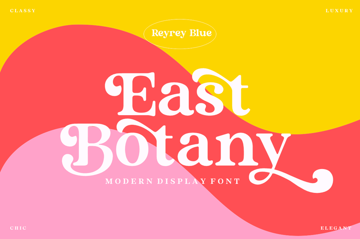 East Botany字体 3