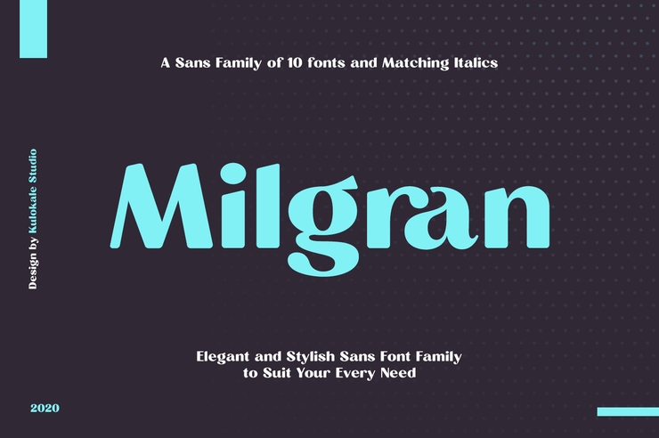 Milgran字体 1
