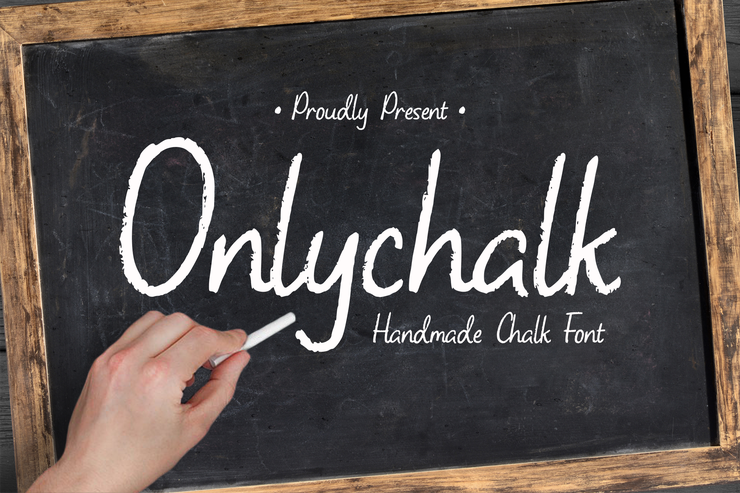 Onlychalk字体 2