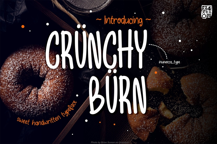 Crunchy Burn字体 4