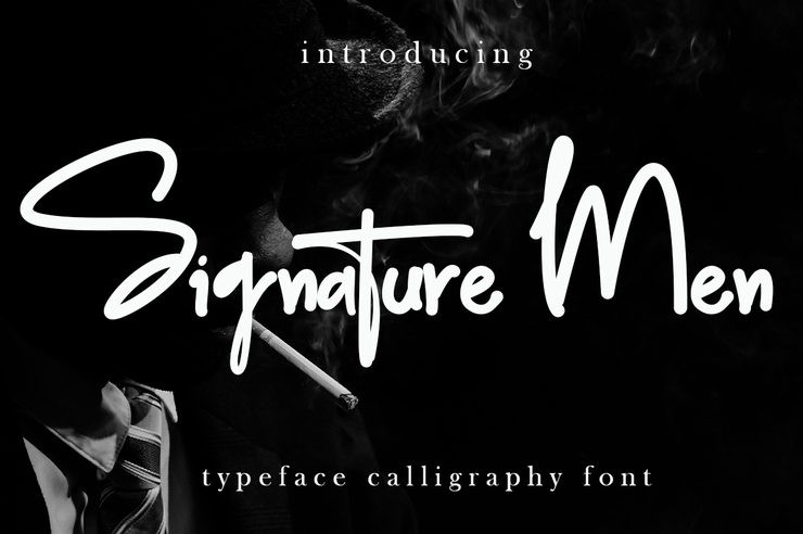 Signature Men字体 1