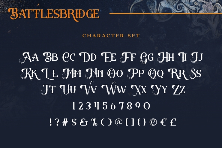 Battlesbridge字体 2