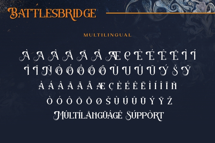 Battlesbridge字体 6