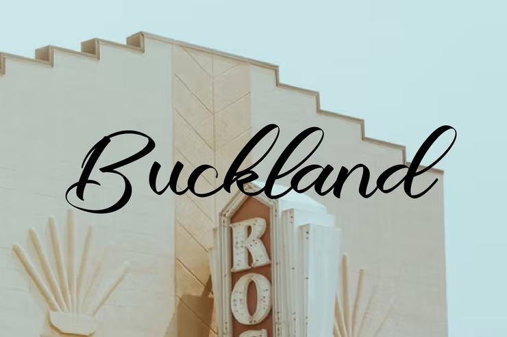 Buckland字体 1
