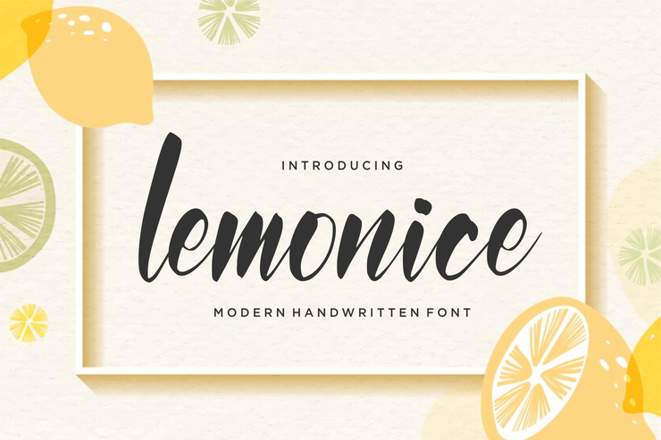 Lemonice字体 1