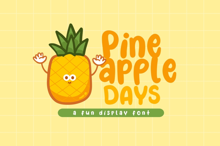 Pineapple Days字体 1